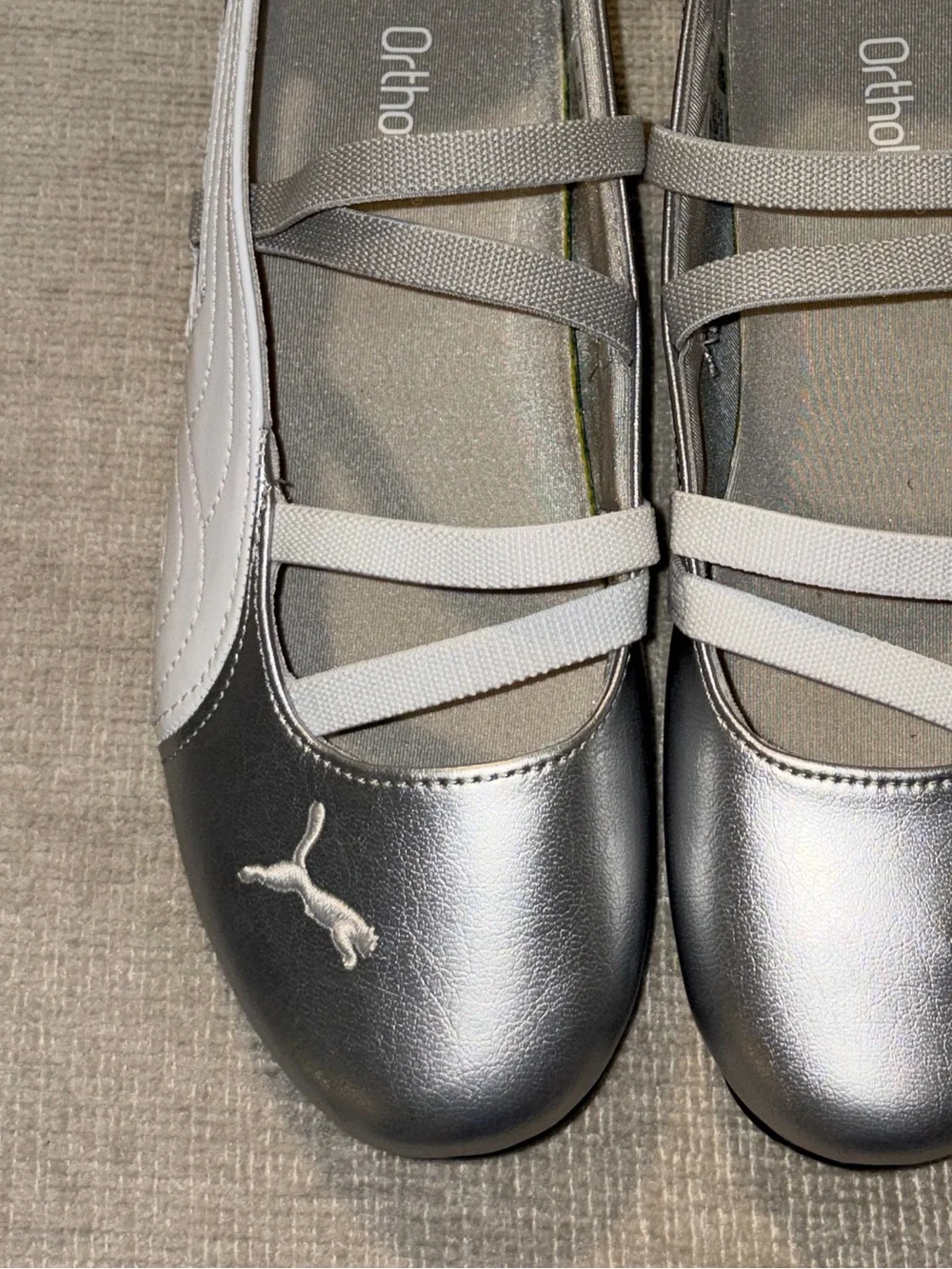 Puma Speedcat OG Ballet Sneakers Silver White Flats Womens Shoes 8.5 NEW NWT